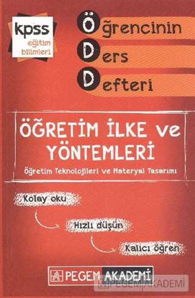 KPSS Ezberbozan Serisi Öğretim İlke ve Yöntemleri-Öğretim Teknolojileri ve Materyal Tasarımı