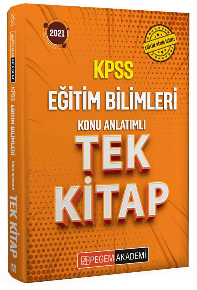 2021 KPSS Eğitim Bilimleri Konu Anlatımlı Tek Kitap