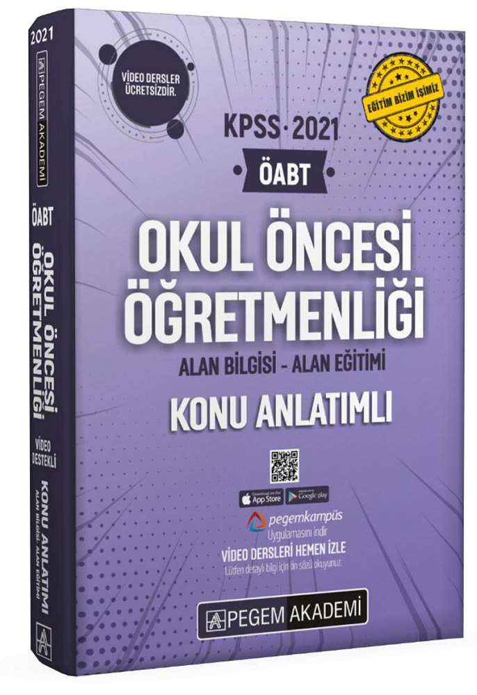 2021 KPSS ÖABT Okul Öncesi Öğretmenliği Video Destekli Konu Anlatımı