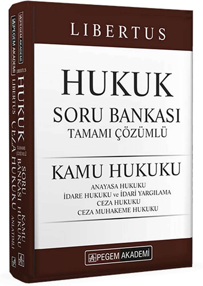 2022 KPSS A Grubu Libertus Hukuk Tamamı Çözümlü Soru Bankası (Kamu Hukuk)